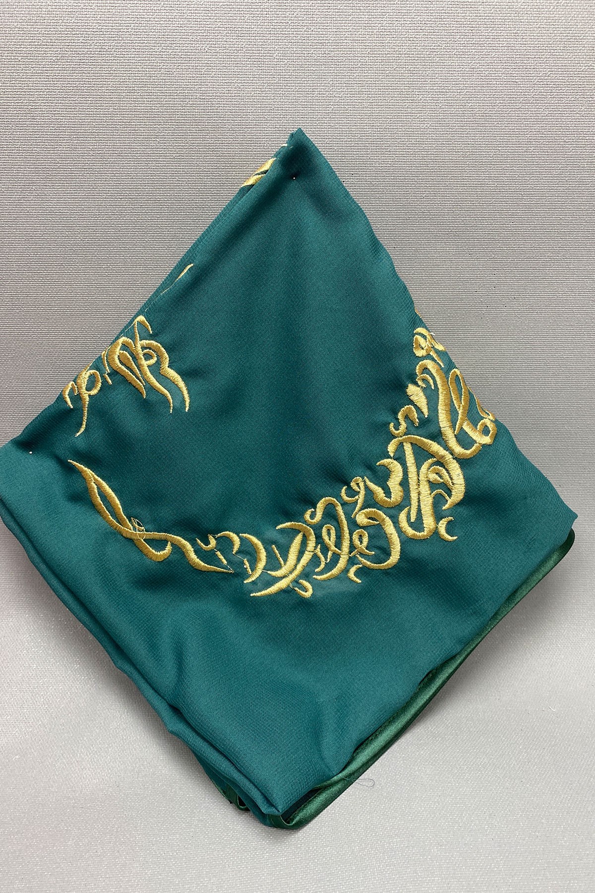 Biyeli Gelin Duvağı Nakışlı Damat Örtü ve Takı Kurdele Seti