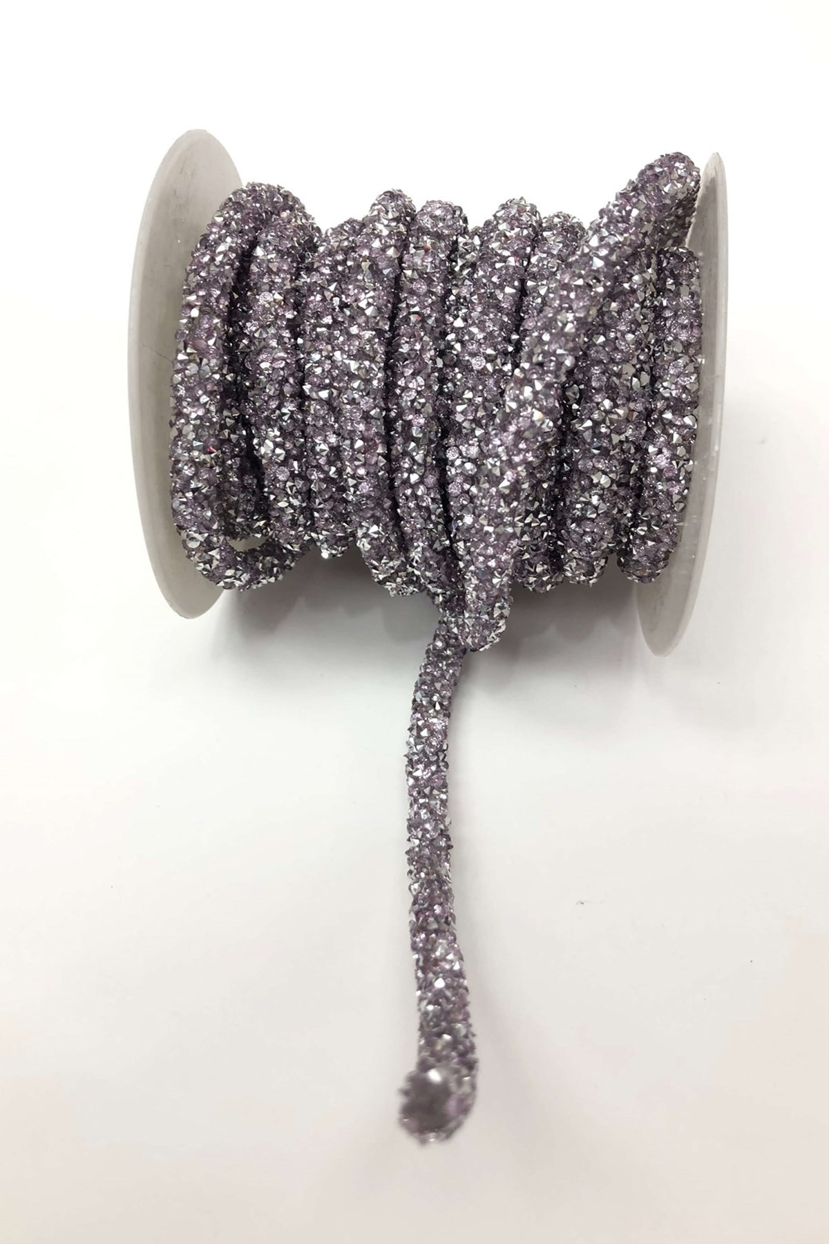 Bead Embroidered Open Lira Pipe Ribbon 1 cm