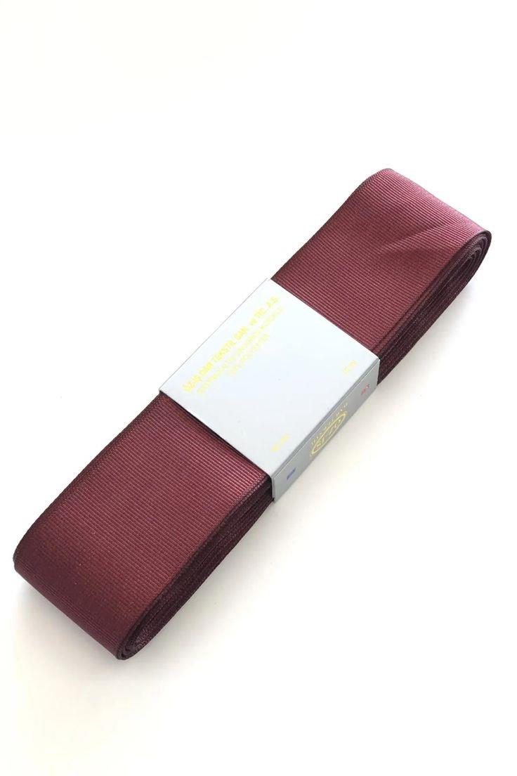 Bordo Grogren Kurdele 4 Cm 10 Mt