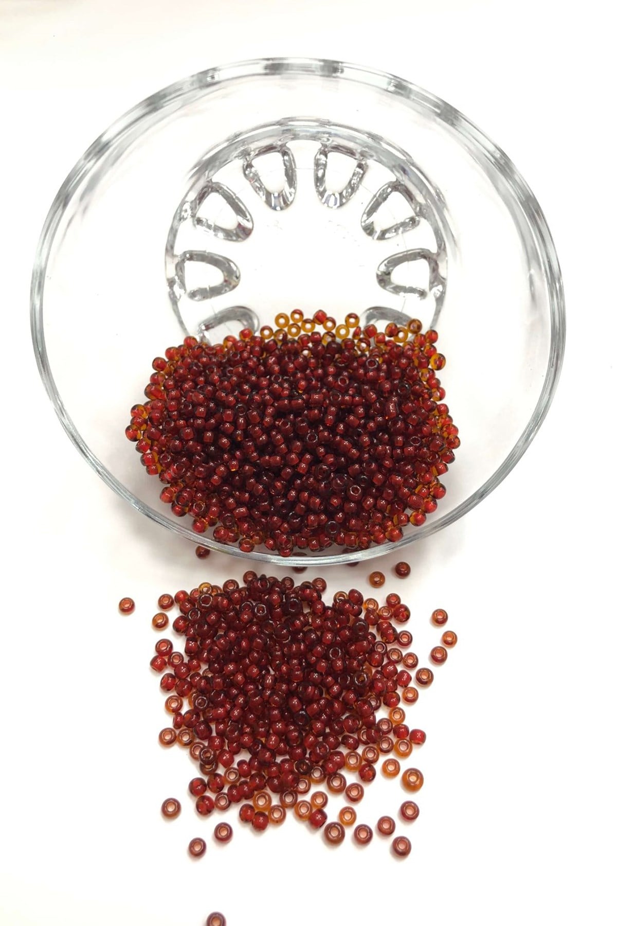 Claret Red Sand Bead Medium Size 3 mm 50 gr