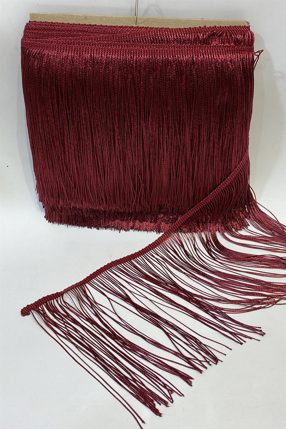 Burgundy Fringe Tassel Ribbon