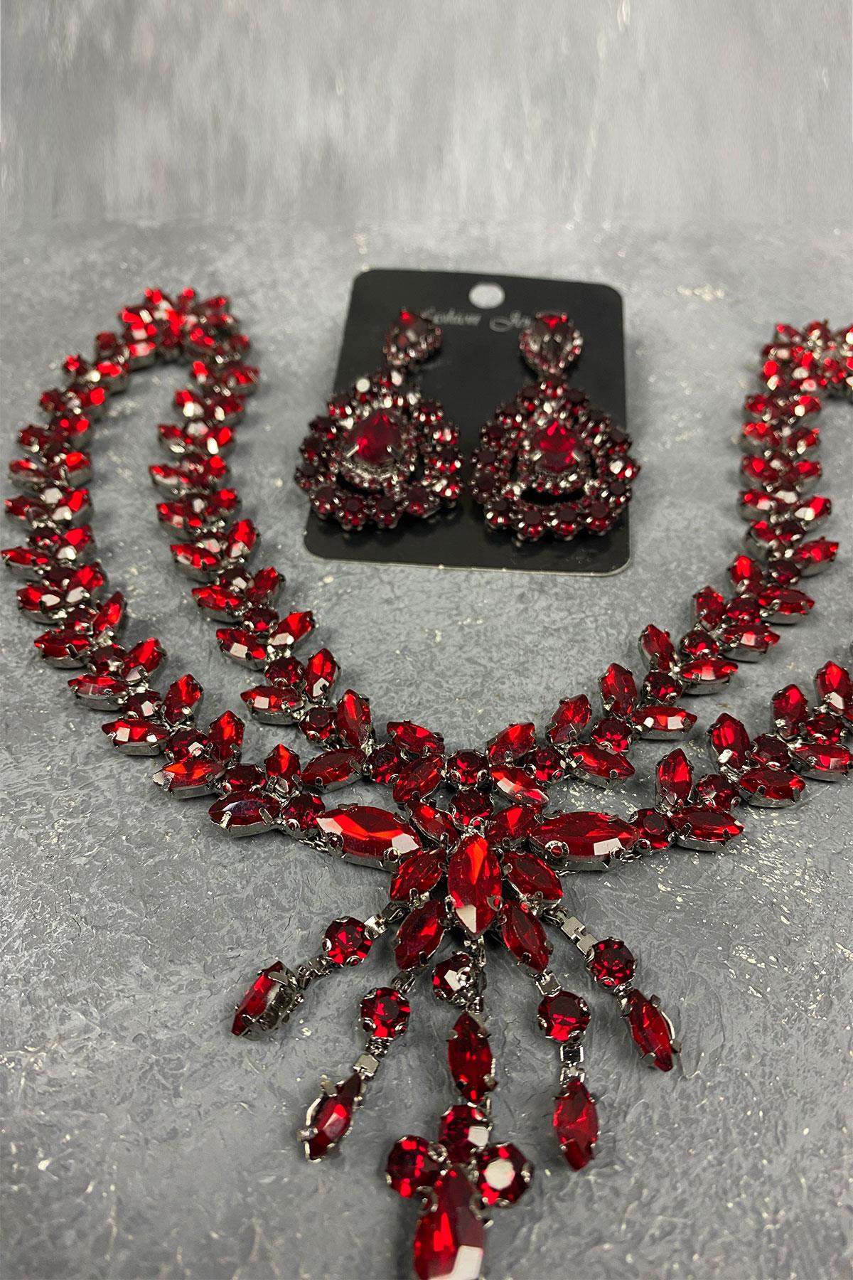 Sultan Crown Bridal Henna Hair Accessory and Stud Earring Set