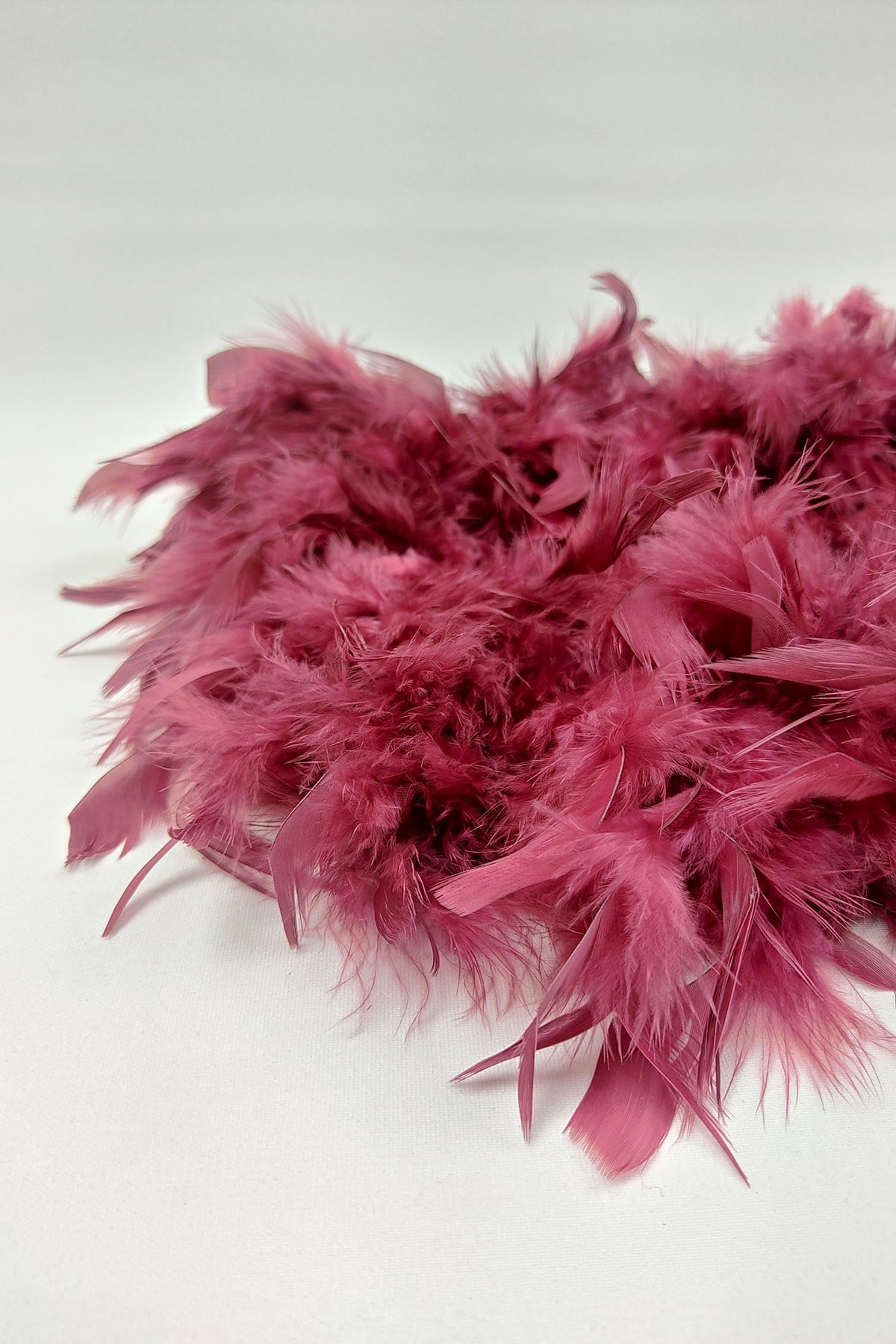 Claret Red Hairy Luxury Halay Handkerchief 1 pcs