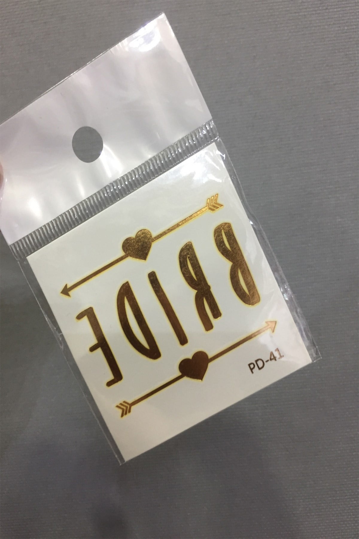 Bride Love Temporary Tattoo
