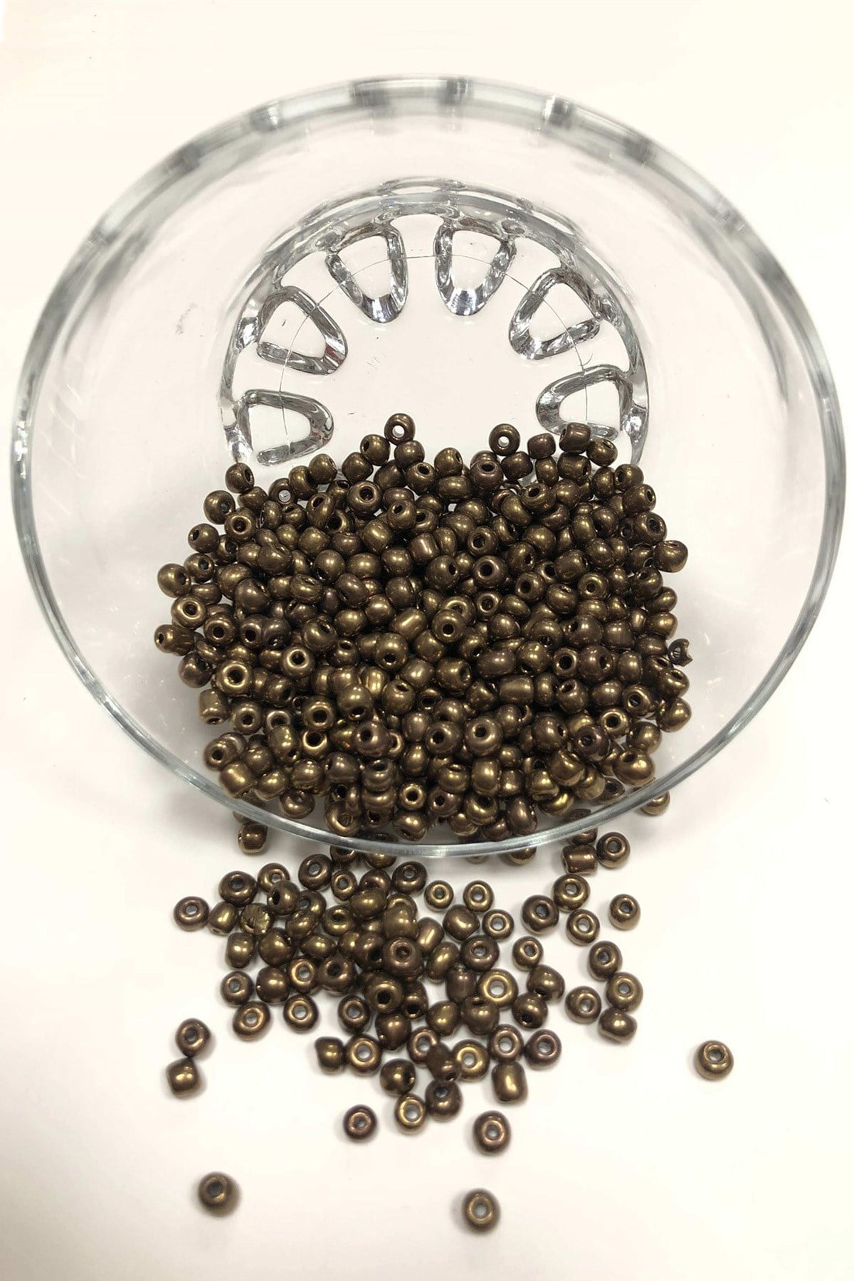 Bronze Sand Bead Medium Size 4 mm 50 gr