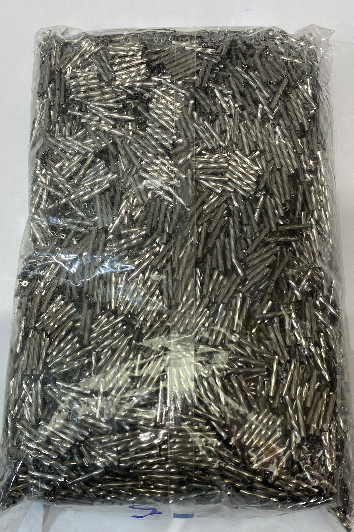 Burgulu Uzun Boru Boncuk 500 gr