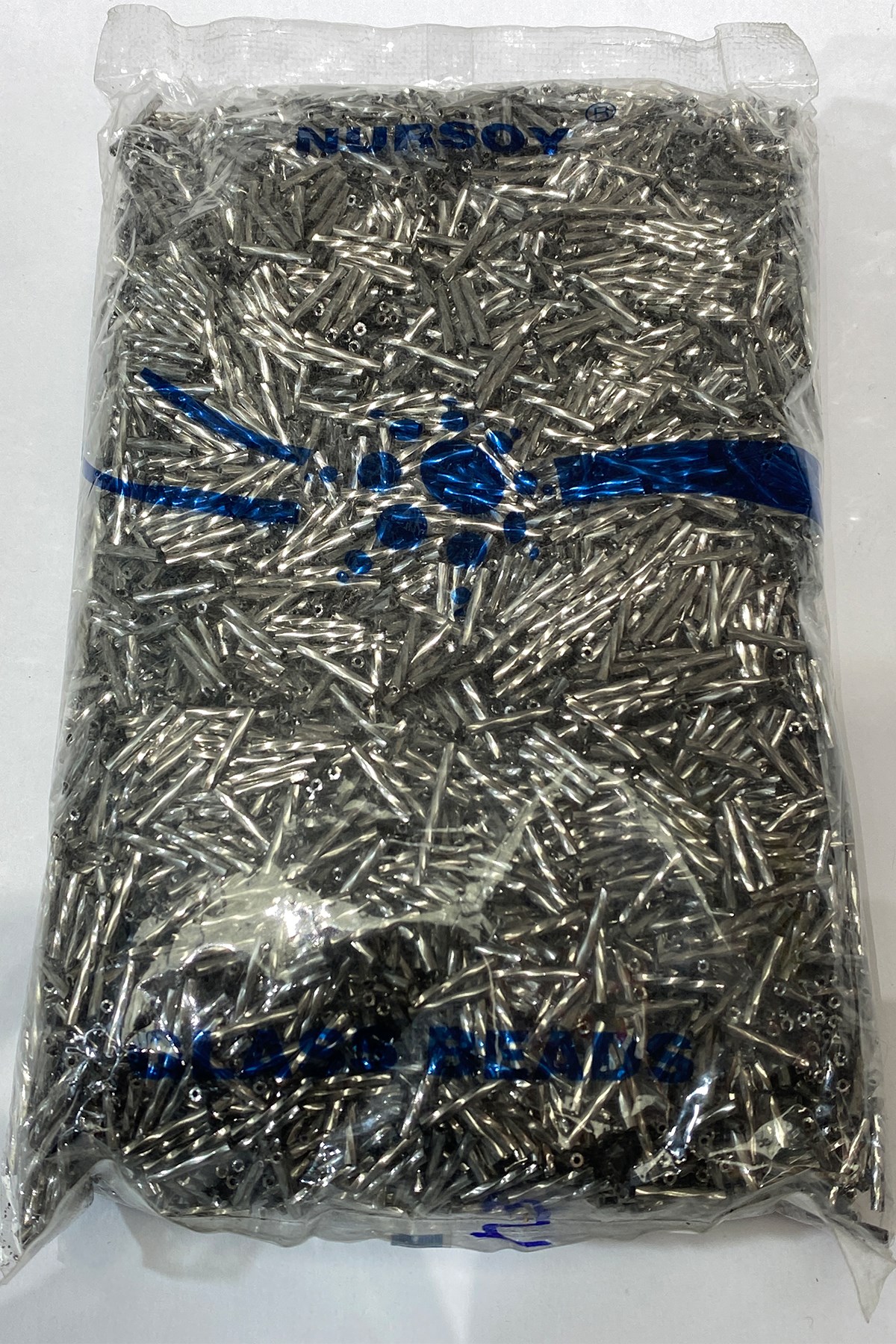 Burgulu Uzun Boru Boncuk 500 gr
