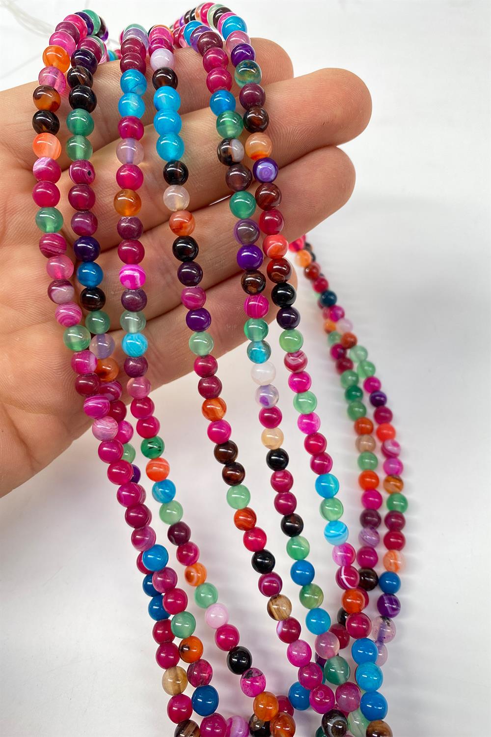 Chakra Natural Stone Agate 6 mm