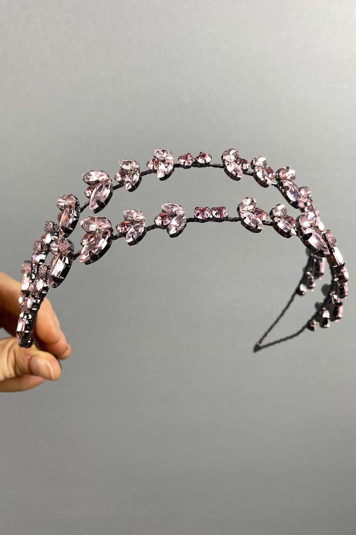 Double Row Alpha Bridal Hair Accessory