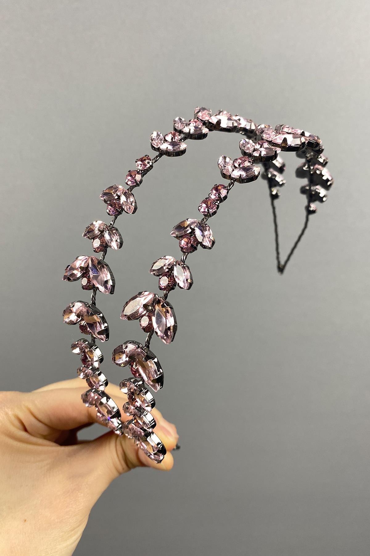 Double Row Alpha Bridal Hair Accessory