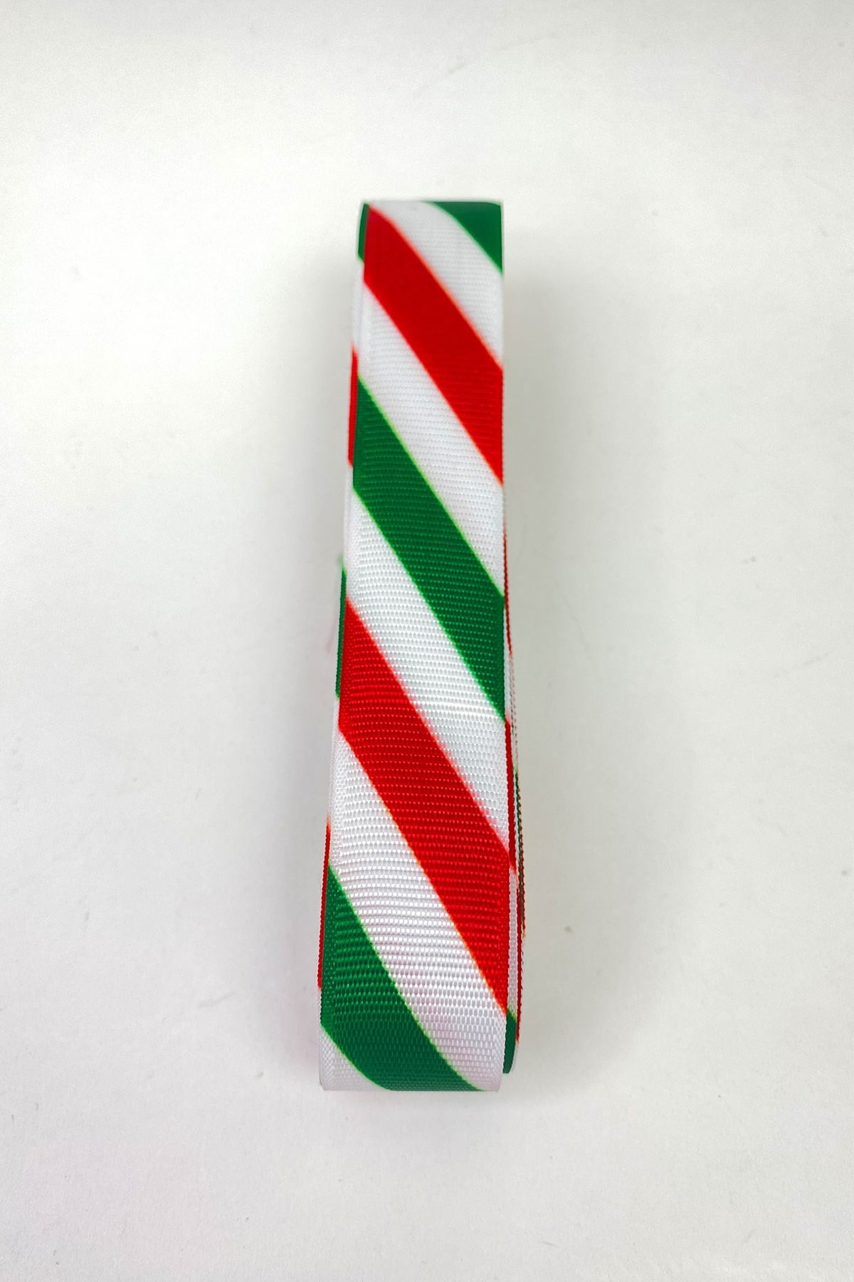 Striped Christmas Print Ribbon