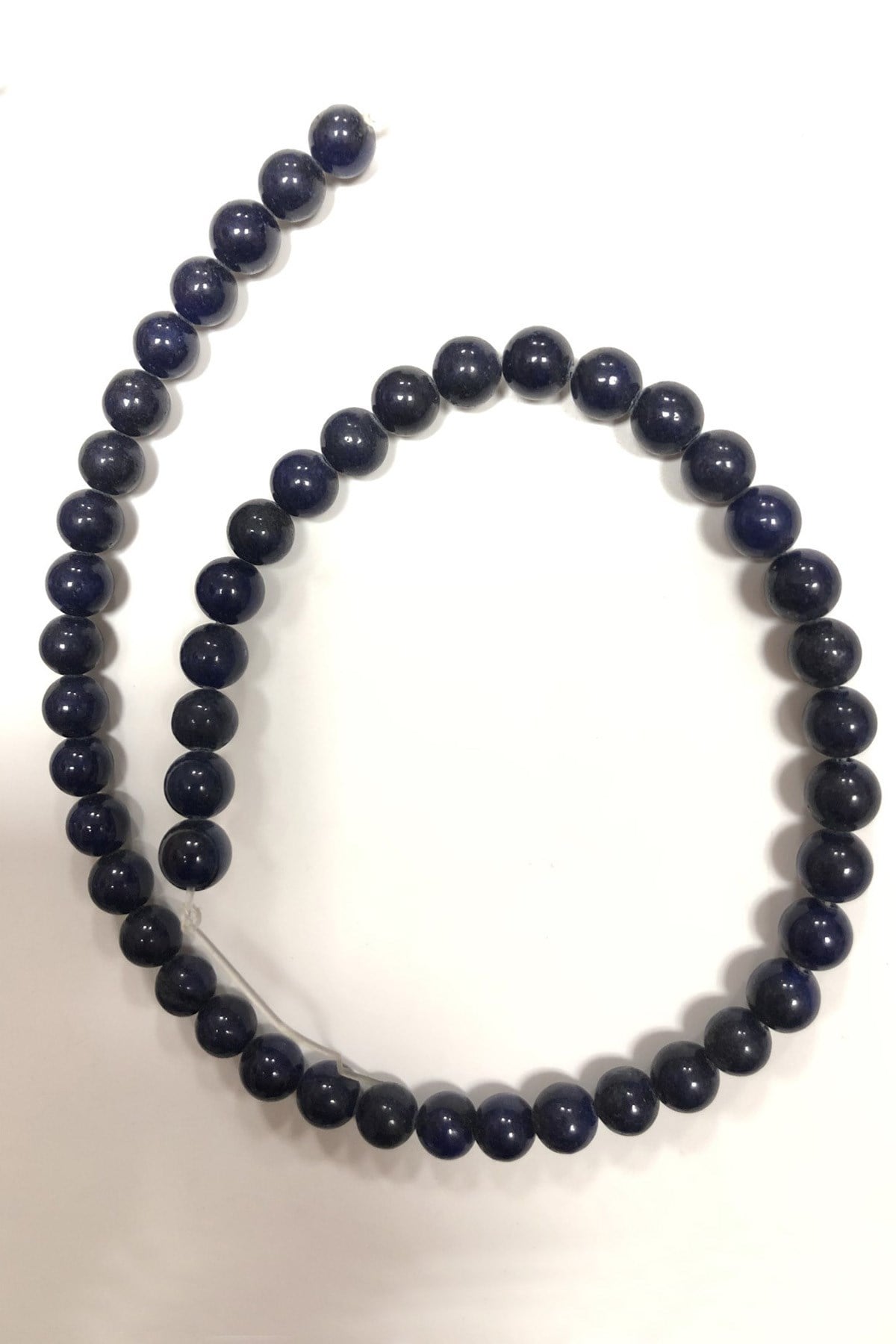 Dark Purple String Natural Stone Beads