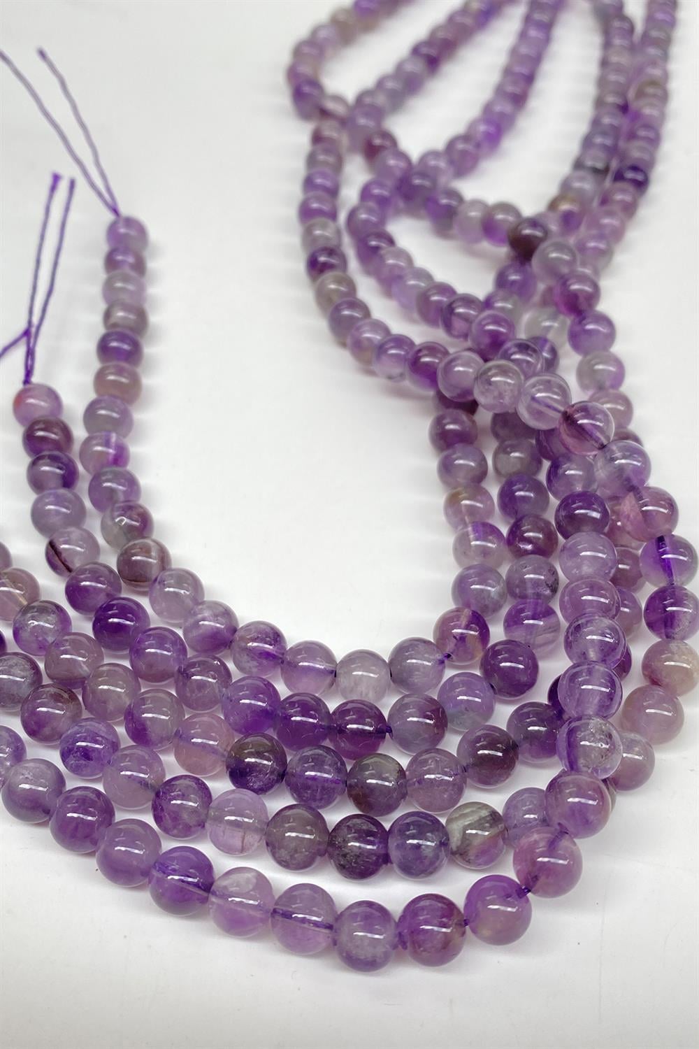 Natural Stone Amethyst 6 mm