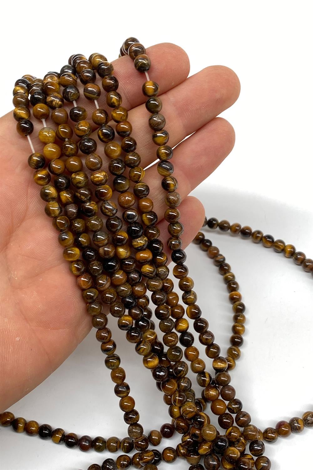 Natural Stone Tiger Eye 6 mm