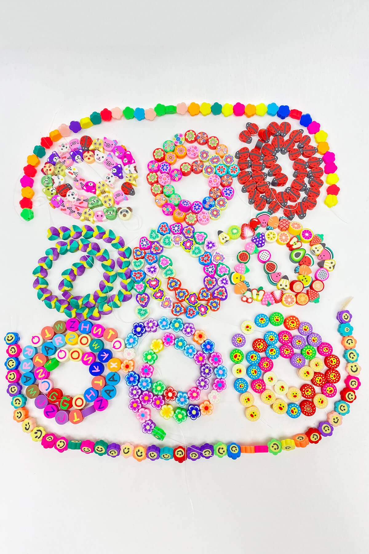 Figured and Patterned Fimo Bead Set 11 Series