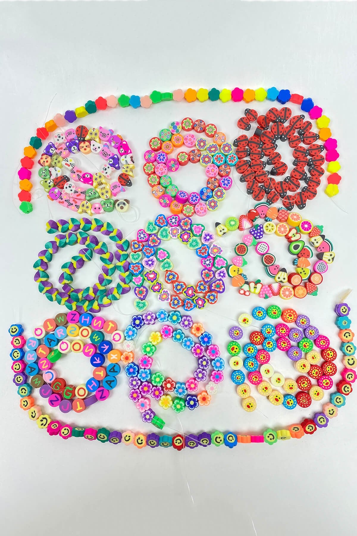 Figured and Patterned Fimo Bead Set 11 Series