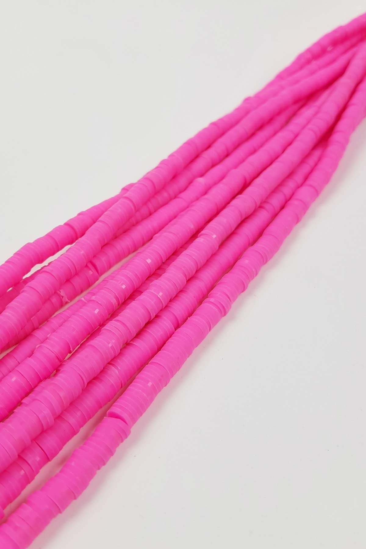 Fimo Neon Fuşya Hamur Boncuk