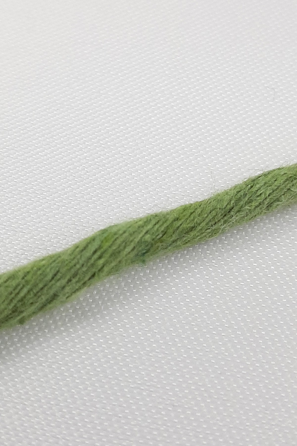 Pistachio Green Fine Twist Macrame