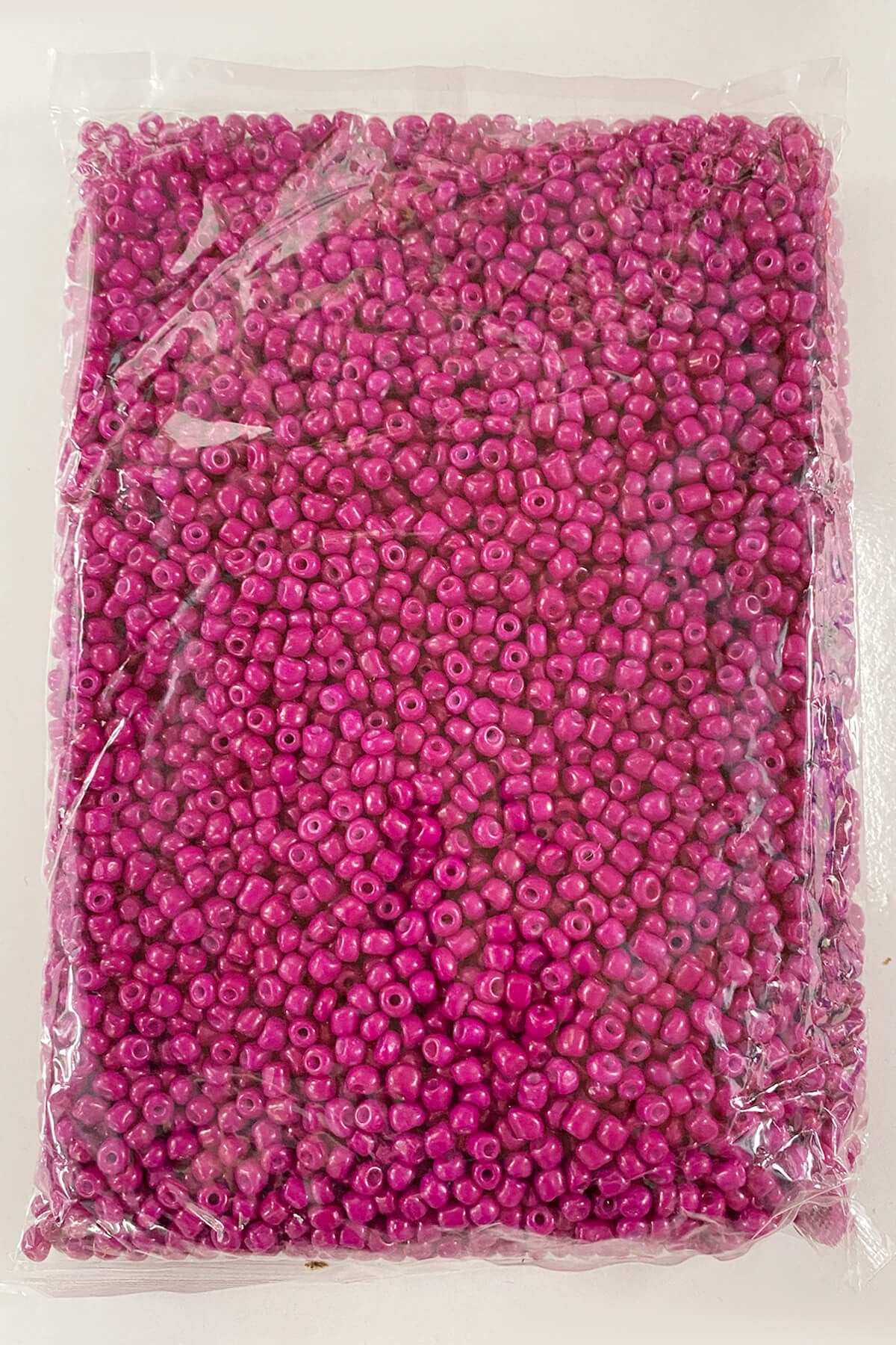 Fuşya Kum Boncuk 4 mm 500 gr