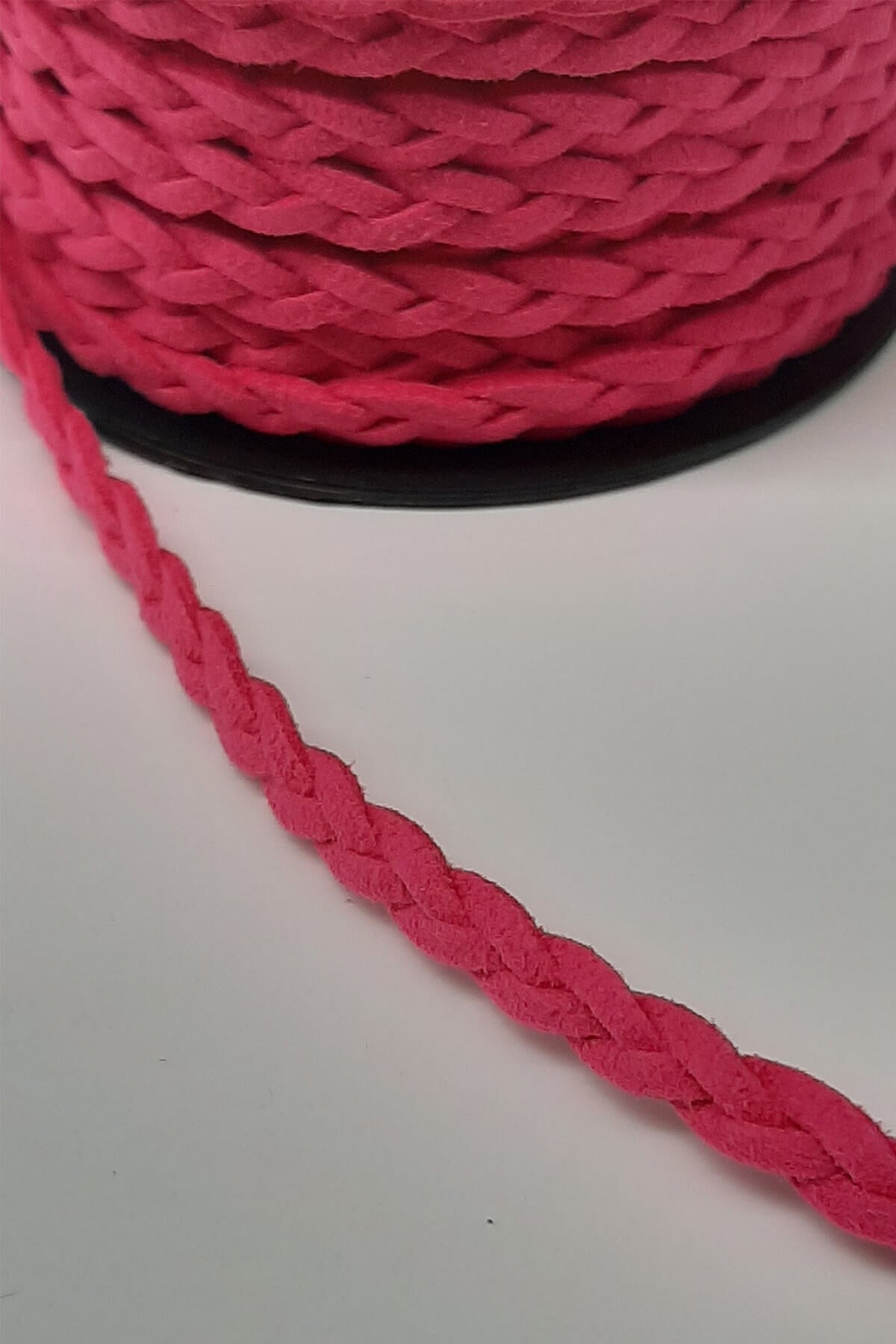 Fuchsia Suede Knitting Yarn