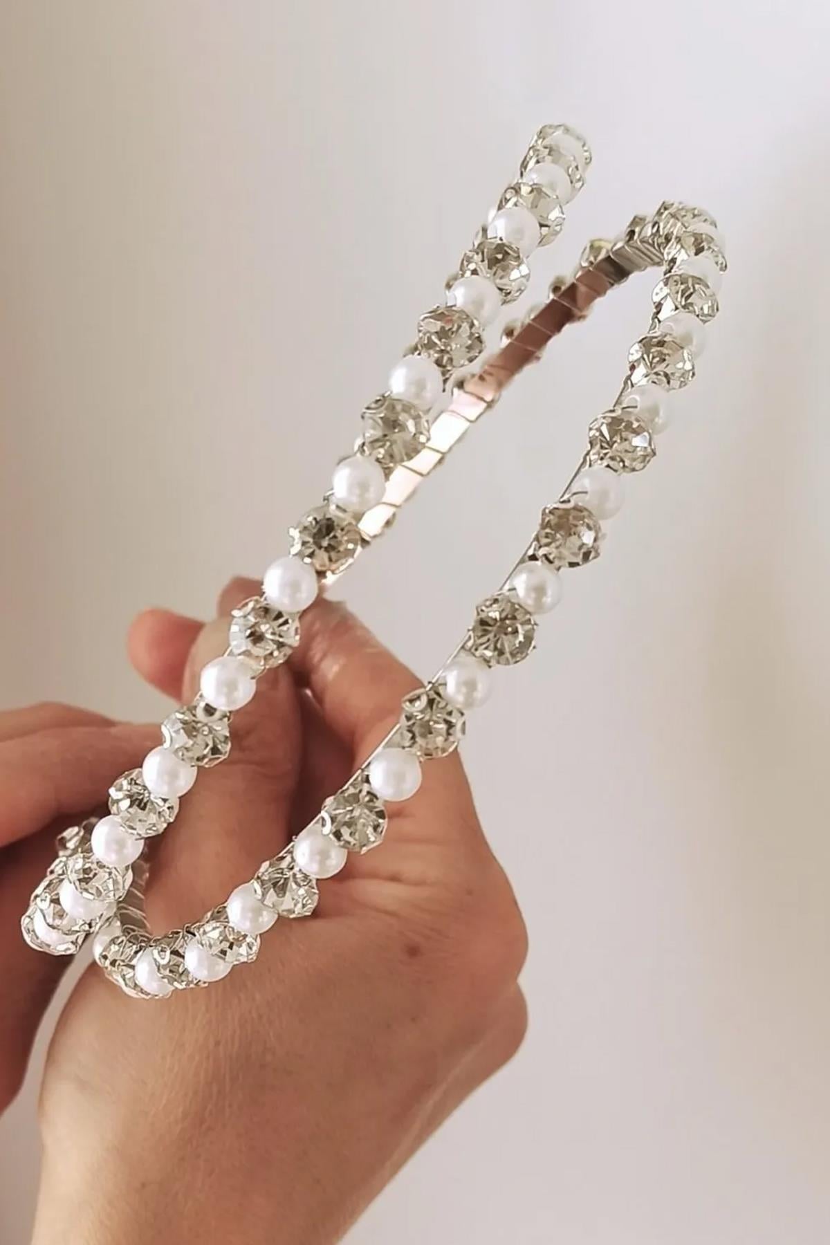 Bridal Accessory Ece Model Thin Bridal Henna Crown