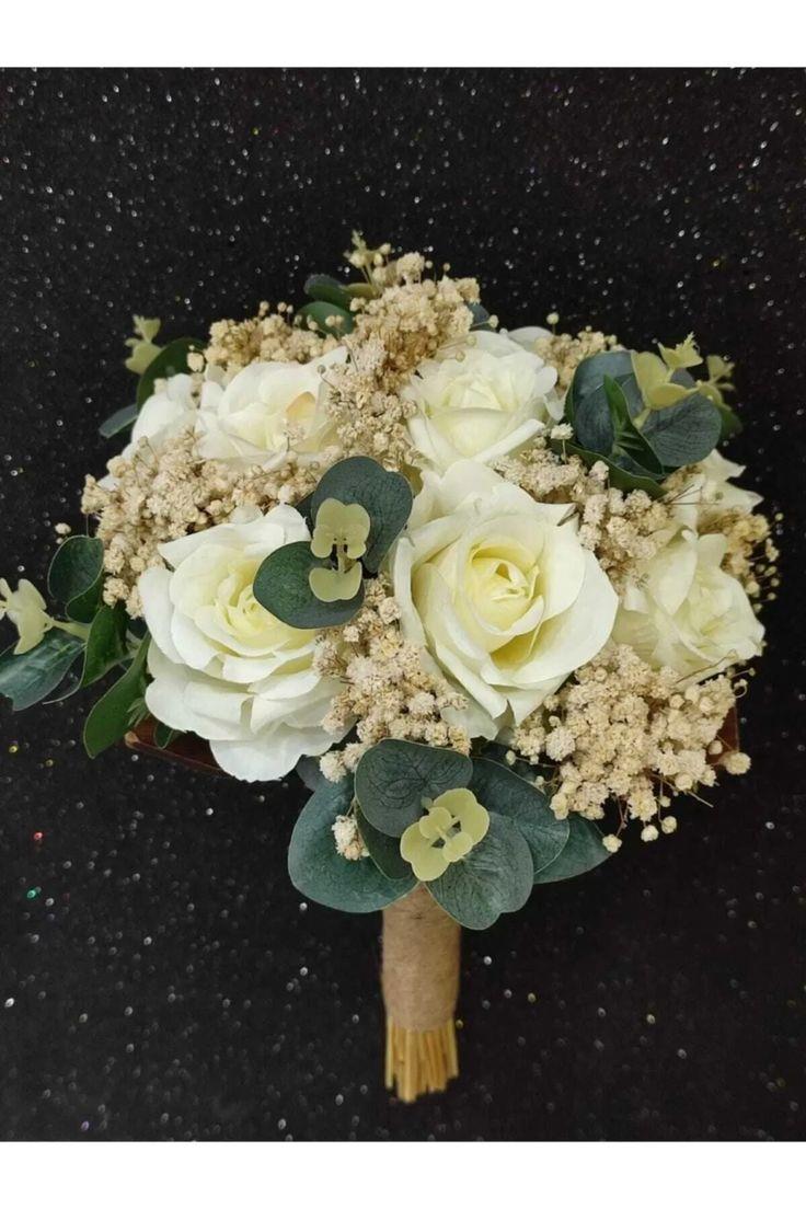 Gelin Çiçeği Gelin Buketi Söz Çiçeği Nişan Çiçeği Damat Yaka Çiçeği