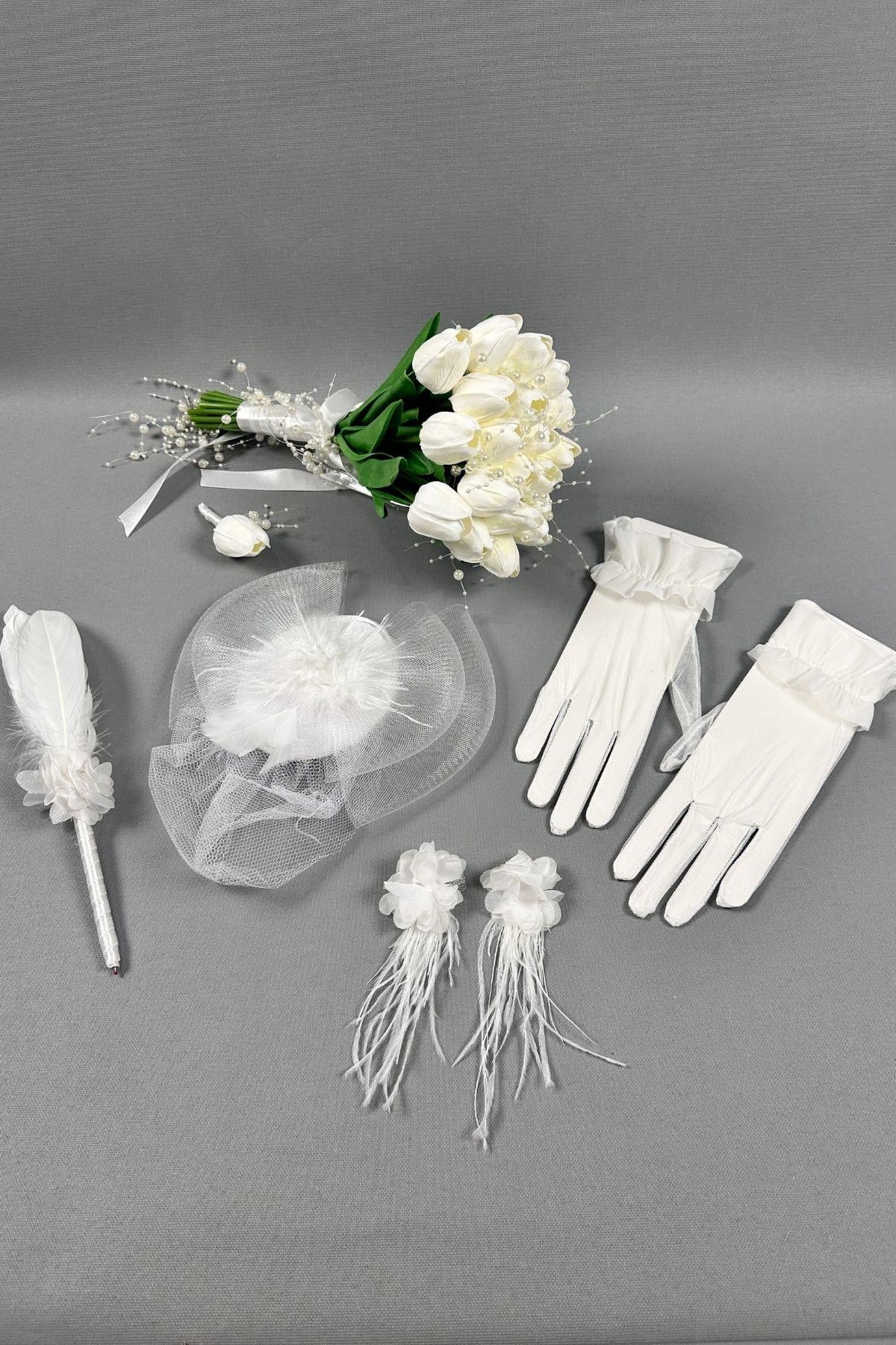 Bridal Bouquet and Wedding Set Accessories