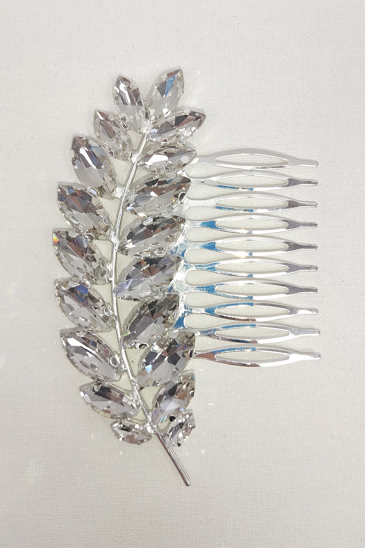 Bridal Hair Clip 2 Pieces With Crystal Stone Comb