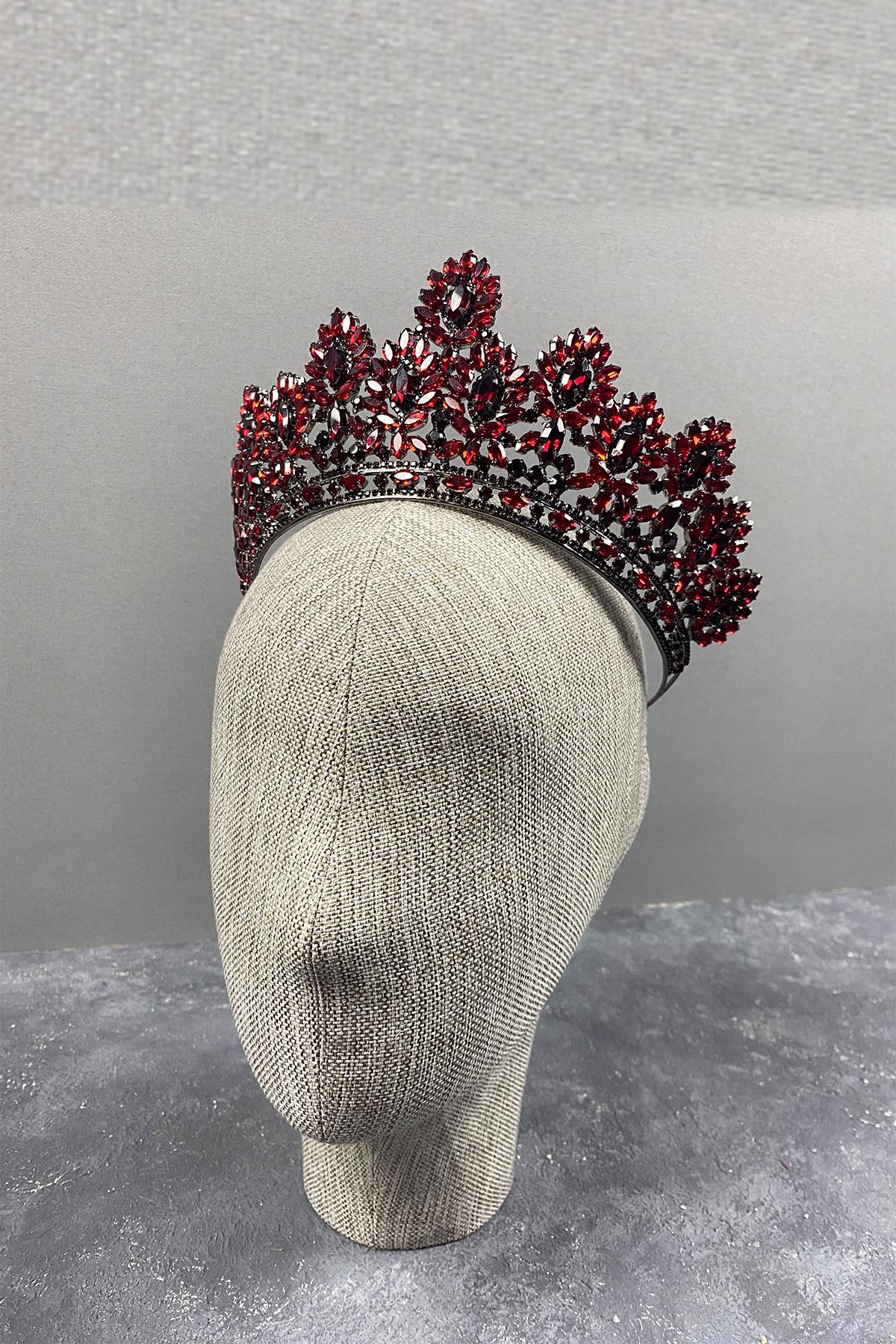 Godiva High Stone Bridal Henna Crown