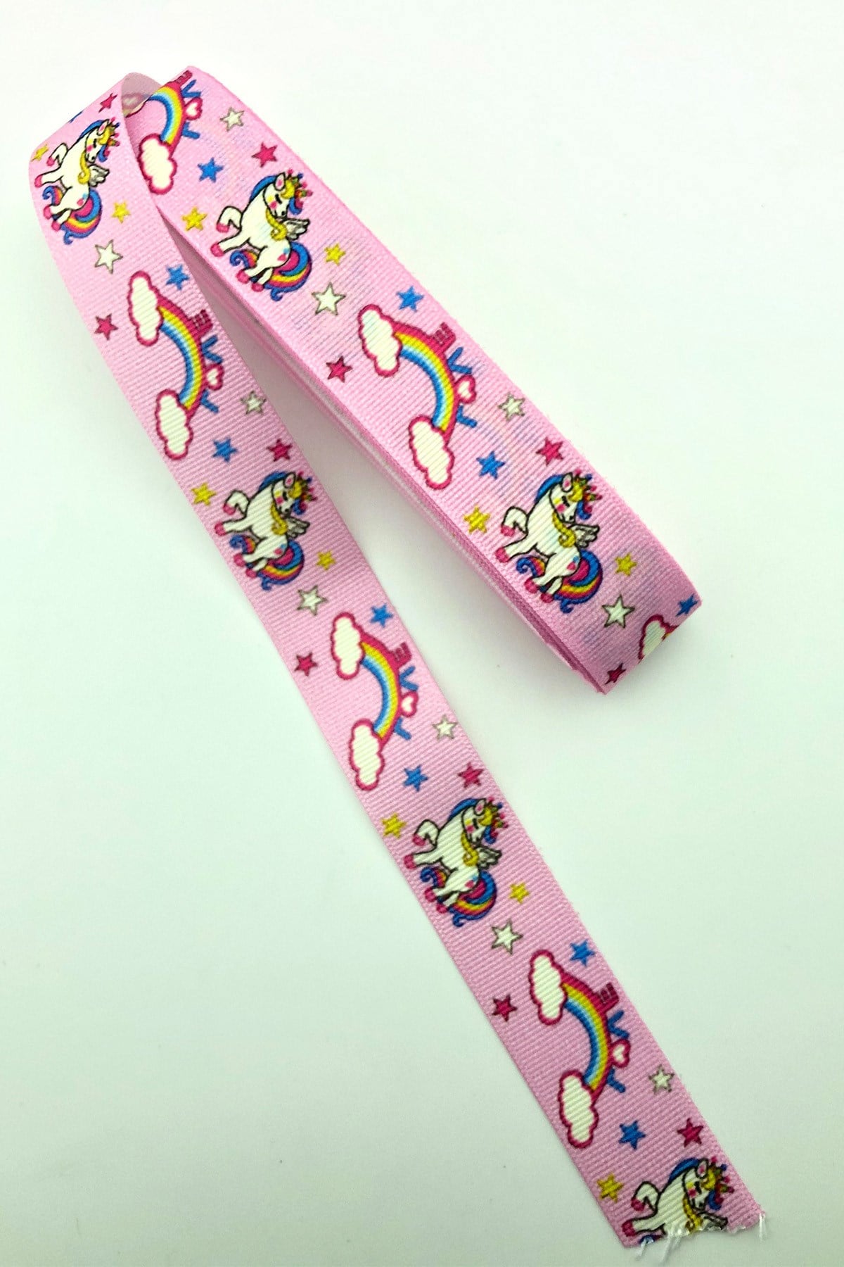Rainbow Unicorn Printed Grosgrain Ribbon
