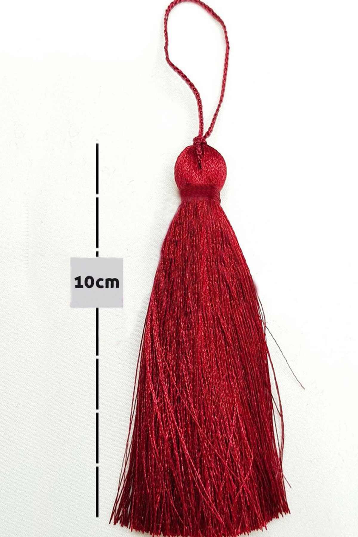 Gold Silvery Single Tassel 10 cm (1 piece)