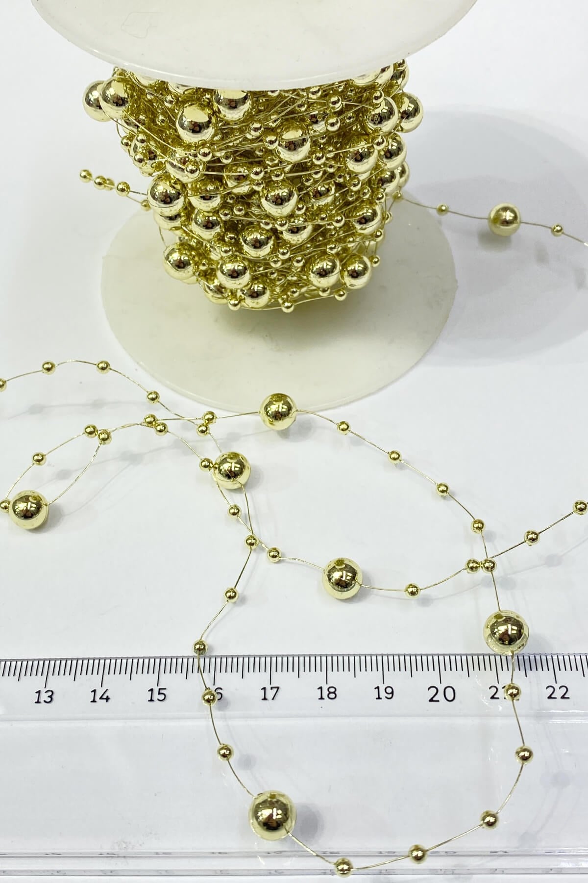 Gold Misinalı Şerit İnci 10 mt