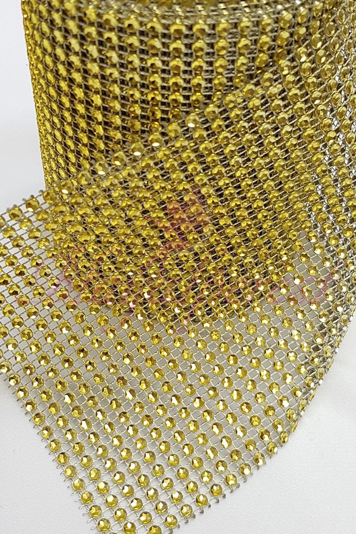 Gold Renk Plastik Şerit 24 Sıra