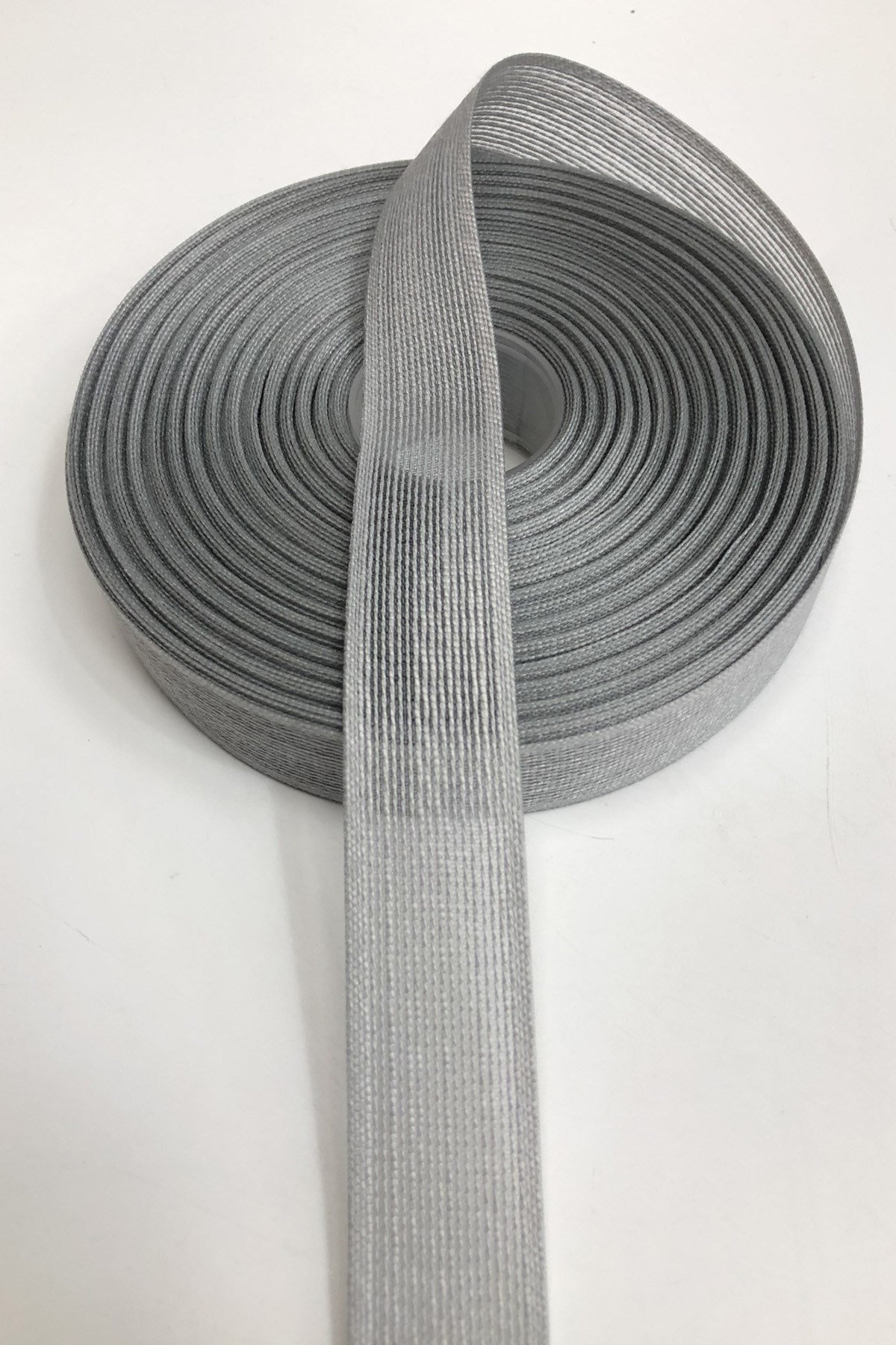 Gray Color Linen Ribbon