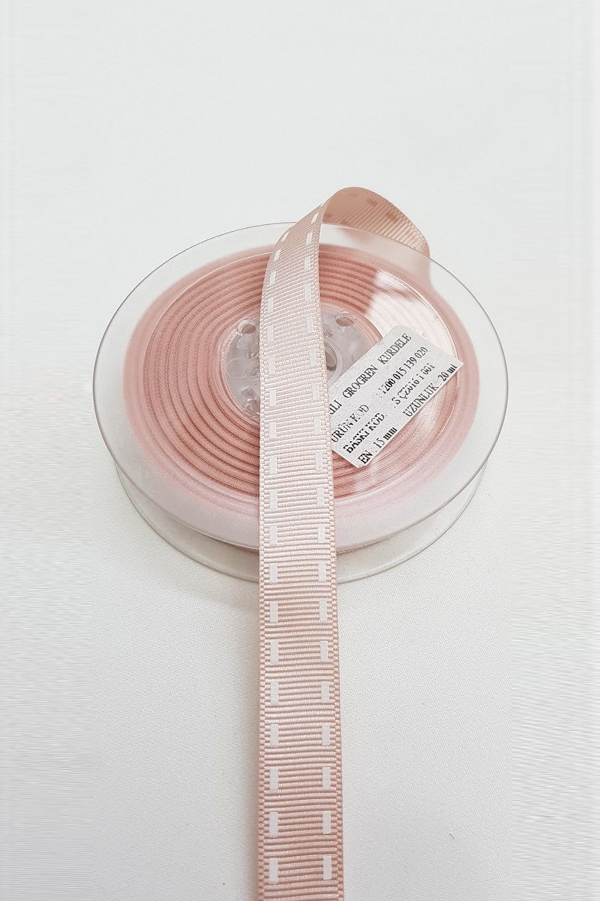 Tea Rose Color Grosgrain Ribbon Baby Themed 1,5 cm