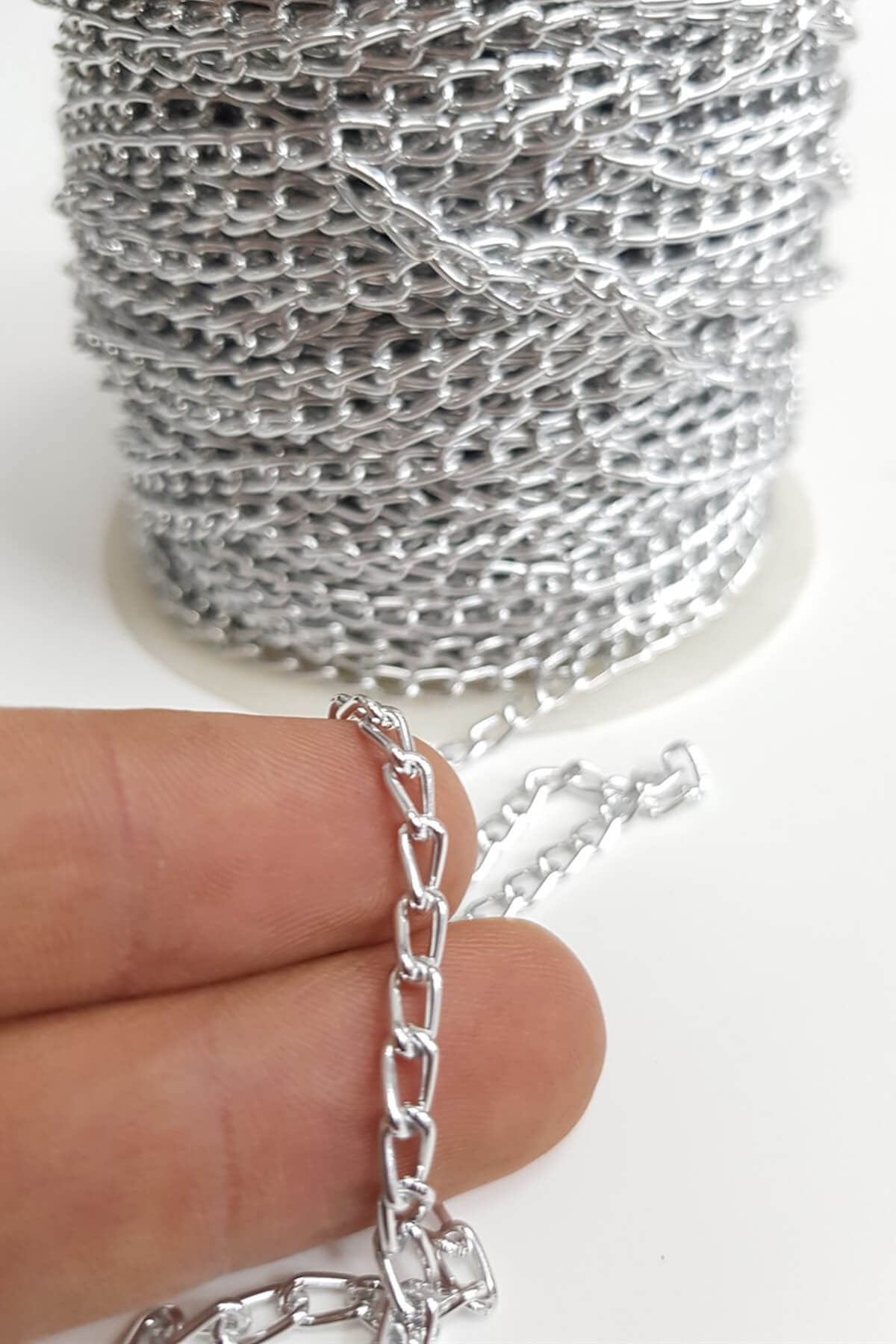 Silver Aluminum Chain (1 mt)