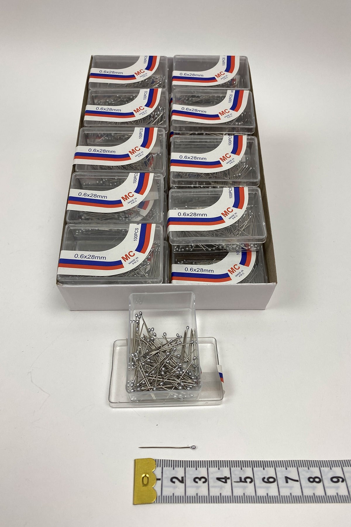 Silver Head Pins 20 Boxes of 100
