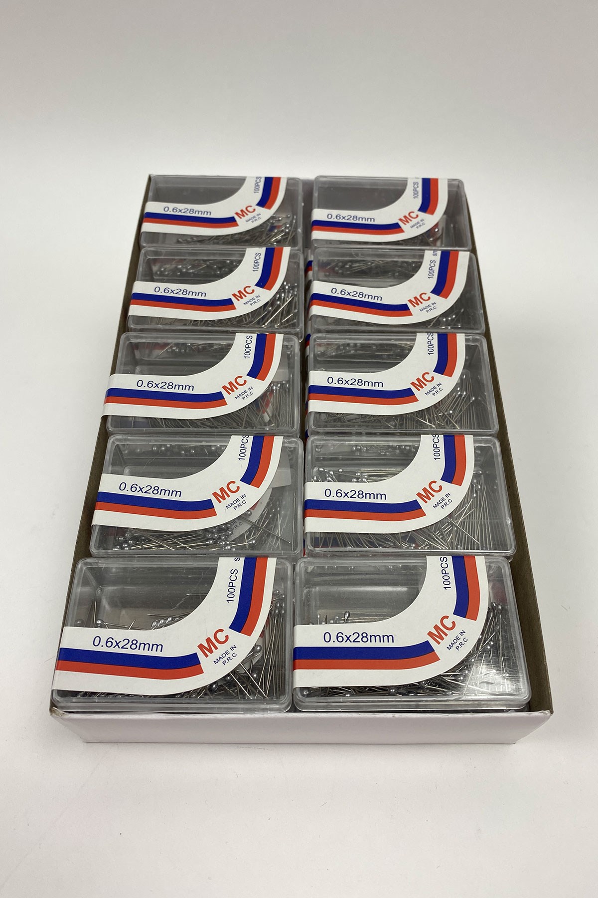 Silver Head Pins 20 Boxes of 100