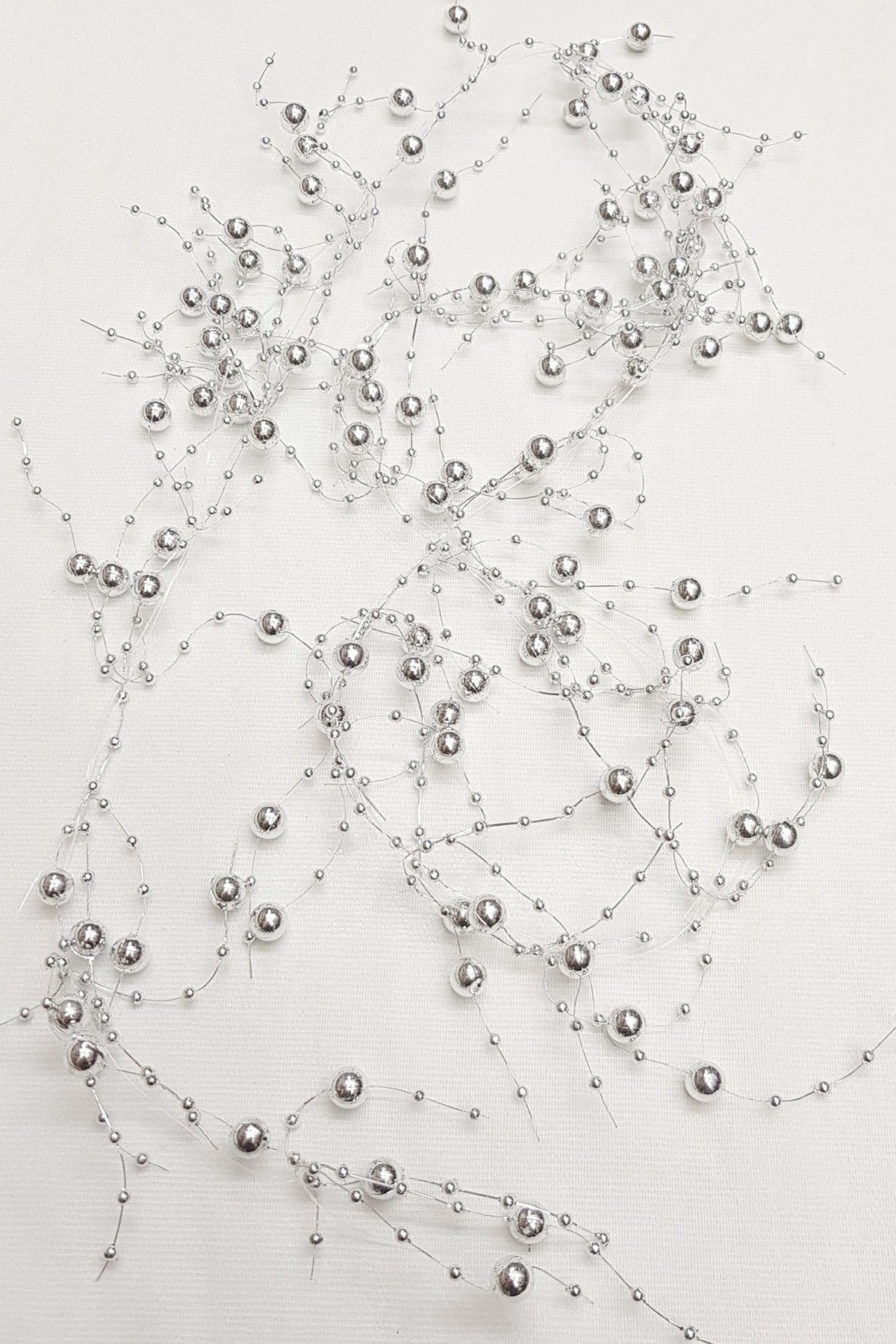 Silver Pearl Fish Line Pendant 1 mt