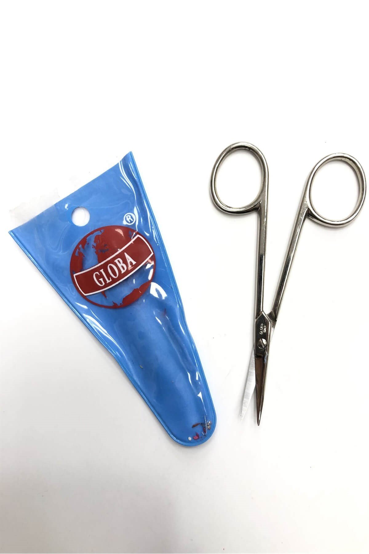 مقص تطريز معدني فضي