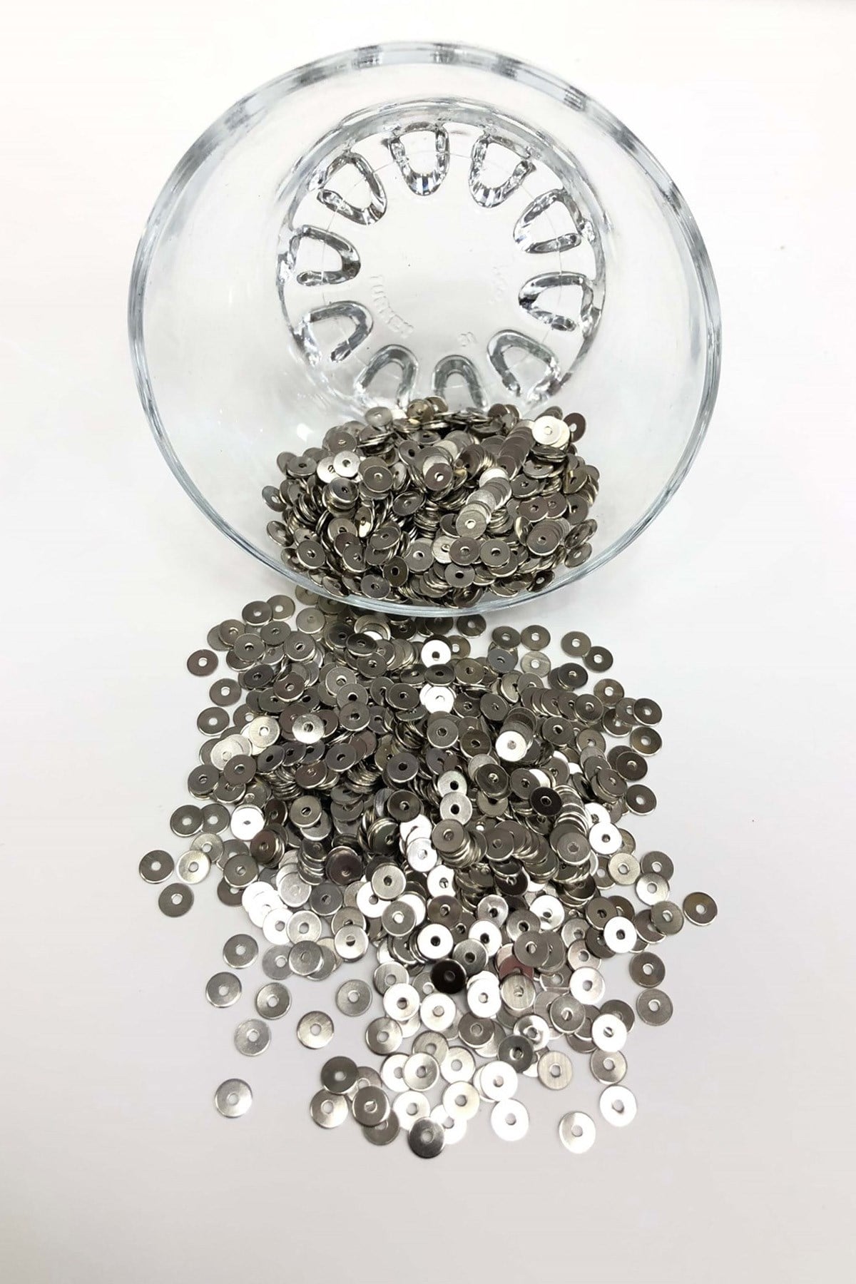 Gümüş Metal Pul 3 mm