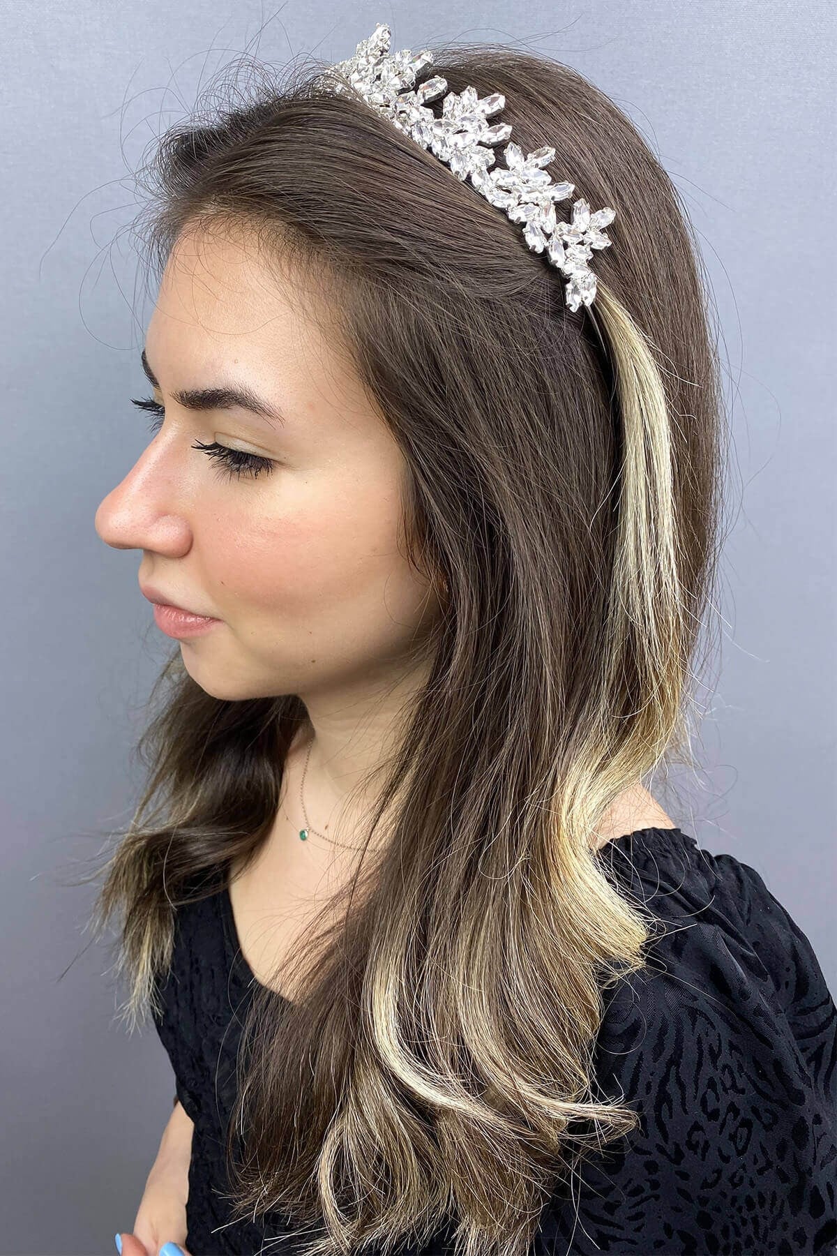 Silver Color Dream Bridal Crown