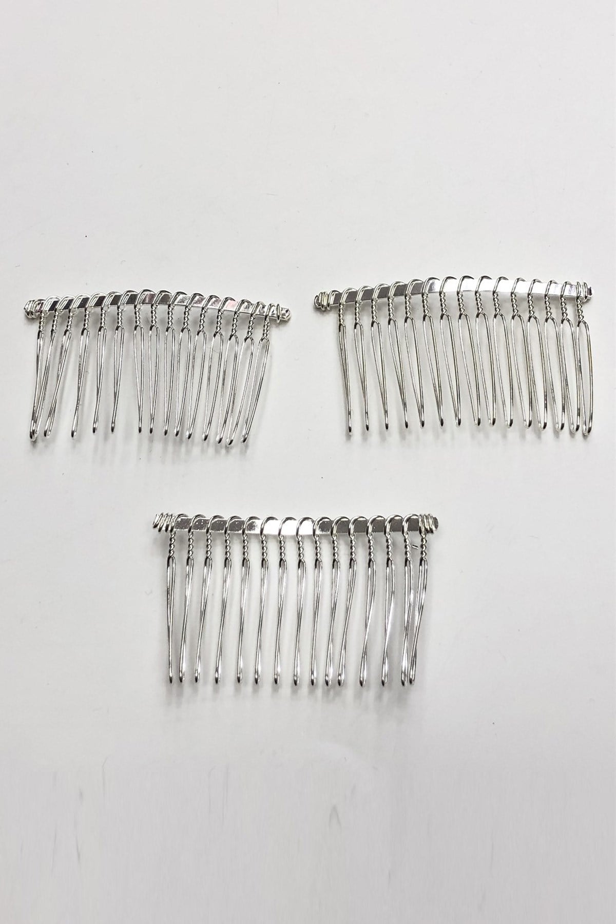 Silver Color Metal Comb Buckle 6*3.5 cm