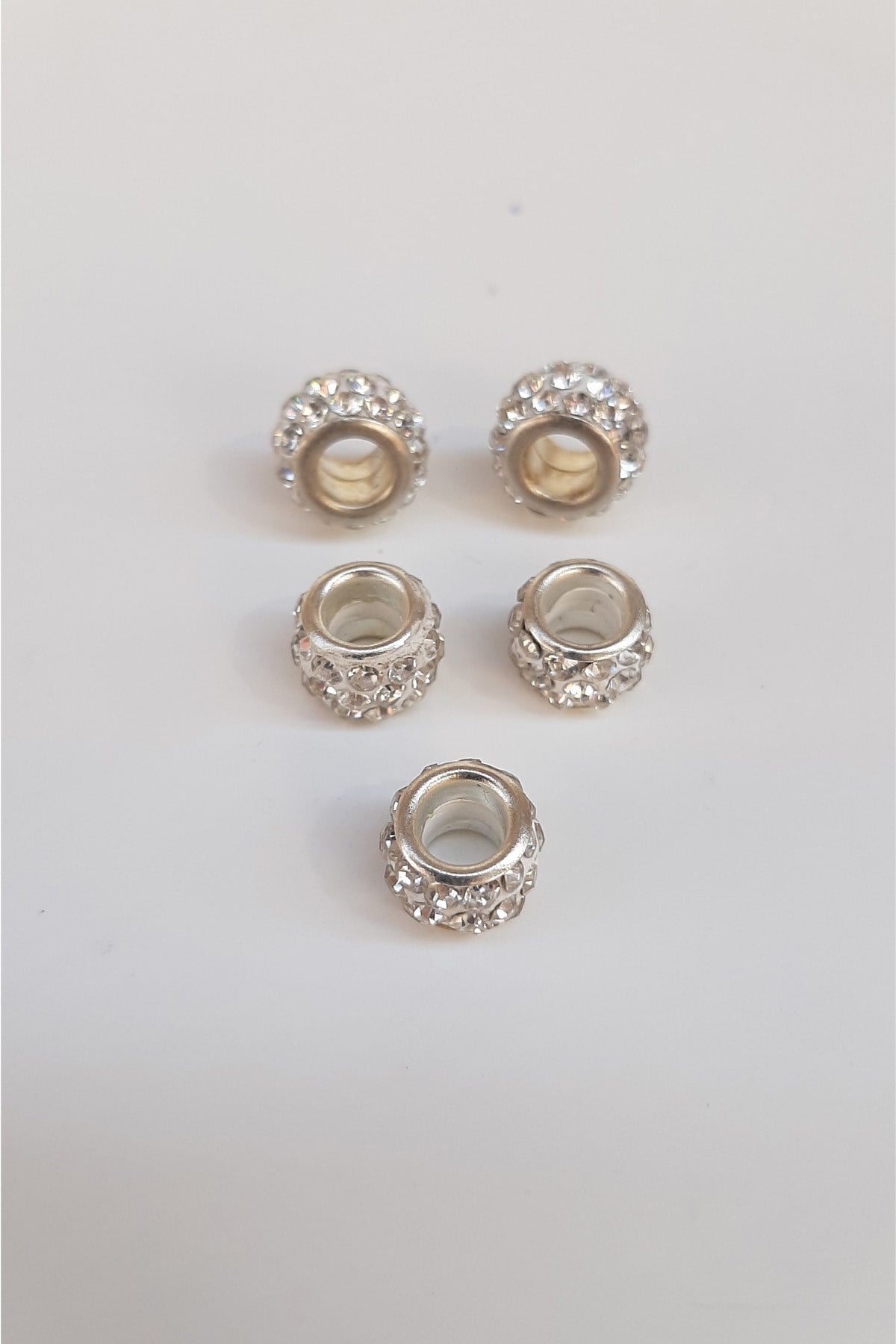 غسالة الحجر اسطوانة اللون الفضي