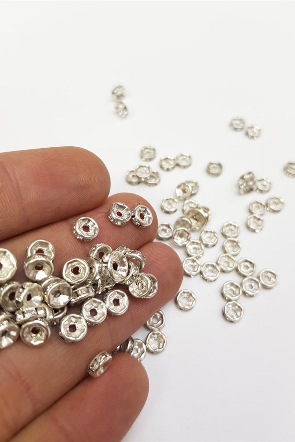 Gümüş Rondela 6 mm 10 adet