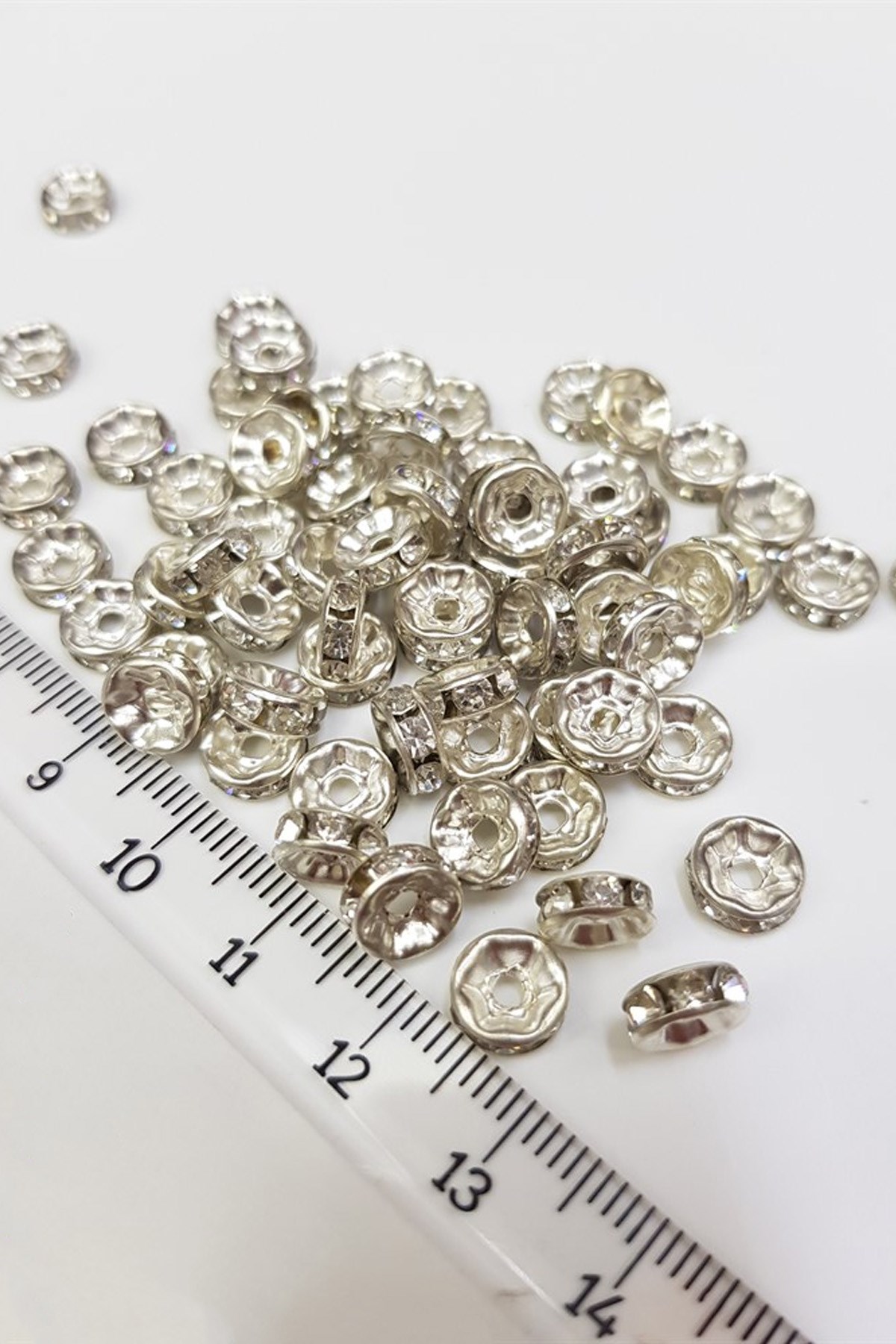 Gümüş Rondela 8 mm 10 adet
