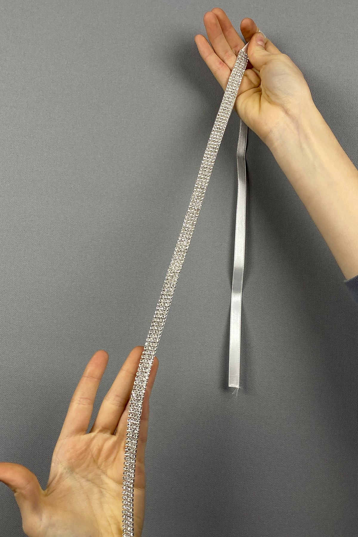 Silver Stone Slim Dress Accessory Waist Belt