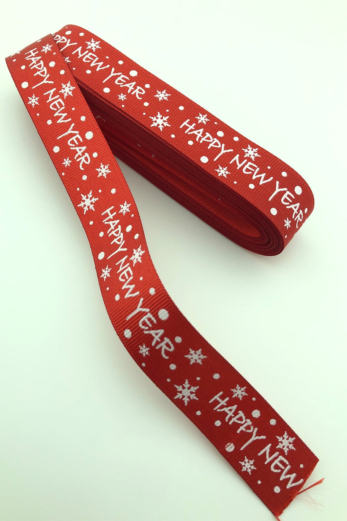 Hapy New Year Christmas Ribbon 10 Mt
