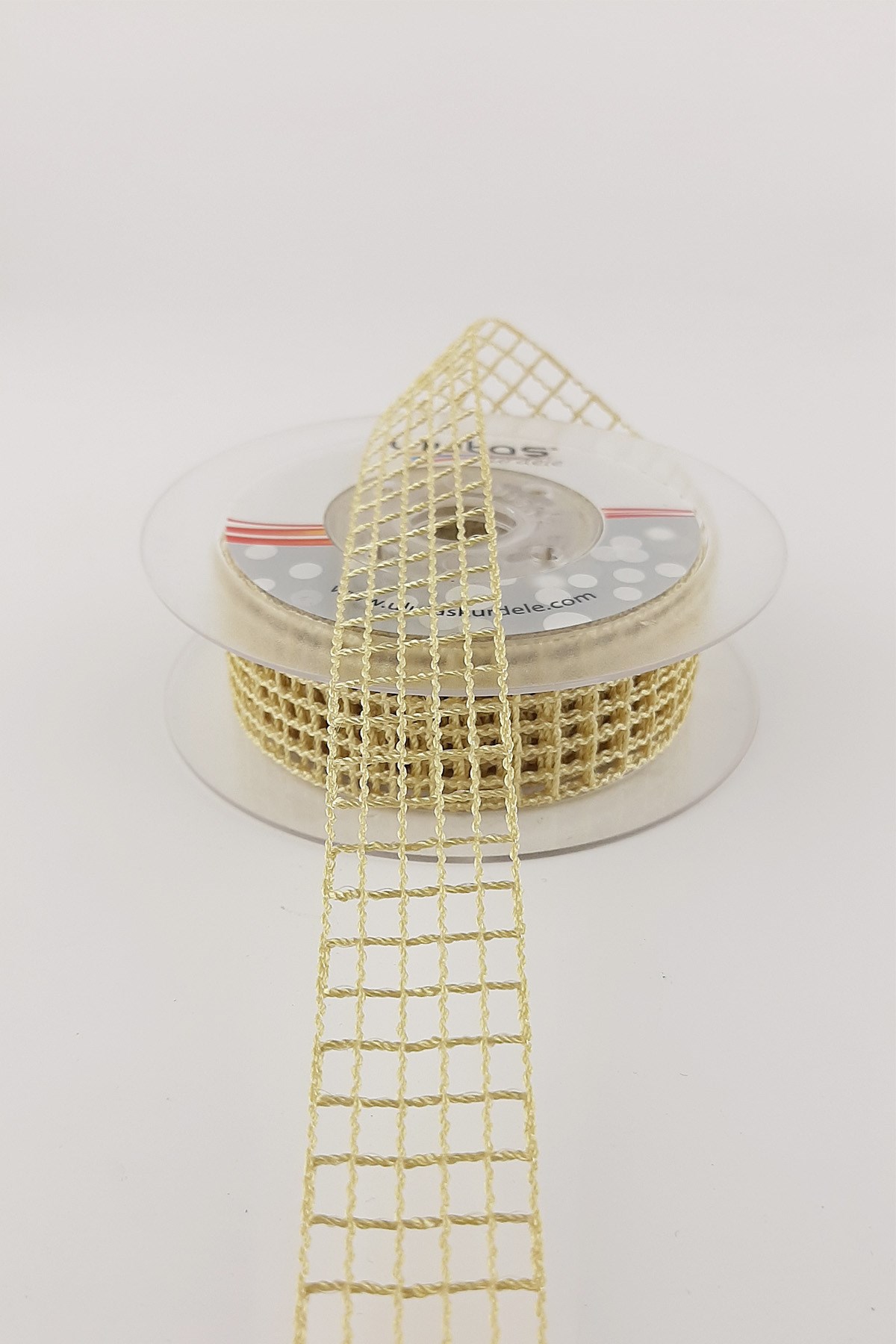 Mustard Yellow Mesh Ribbon 10 mt