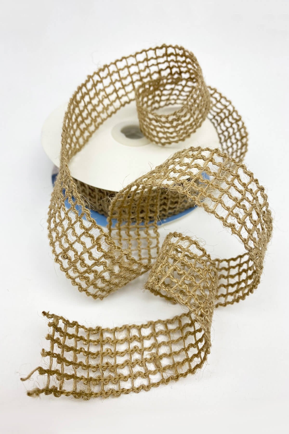 Straw Mesh Ribbon Ribbon 2,5 cm 10 m